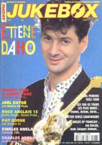 Etienne Daho fait la couverture du magazine Jukebox du mois de mars 1998.