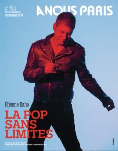 Etienne Daho en couverture du magazine A Nous Paris en décembre 2017