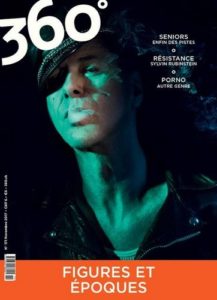 Etienne Daho fait la couverture du magazine 360° en novembre 2017