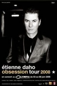 Affiche de la tournée Obsession Tour d'Etienne Daho.