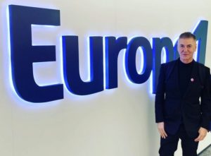 Etienne Daho dans les locaux de la radio Europe 1 en décembre 2020.