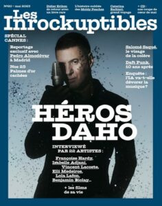 Etienne Daho en couverture de la revue Les Inrocks en mai 2023.
