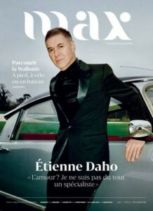 Etienne Daho fait la couverture du magazine lifestyle Max en mai 2023.