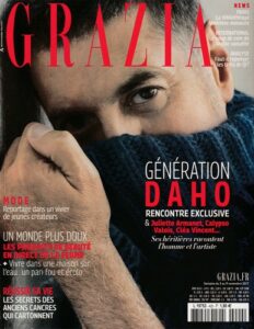 Etienne Daho en couverture du magazine Grazia en novembre 2017.