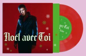 Pochette du vinyle 45 tours Noël avec toi d'Etienne Daho 2023.