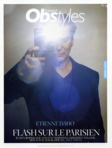 Etienne Daho en couverture de Nouvel Obstyles avril 2008.