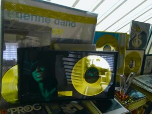 Photo montrant le disque d'or pour l'album Blitz d'Etienne Daho.